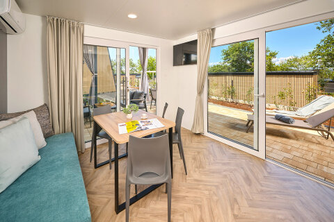 Luxury Glamping Home pro 4–5 osob, Aminess Atea Resort*****, Njivice, ostrov Krk, Chorvatsko