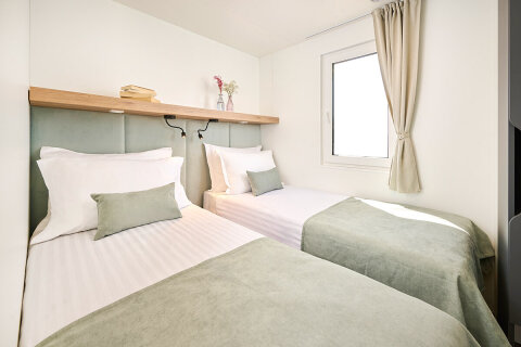 Luxury Glamping Home pro 4–5 osob, Aminess Atea Resort*****, Njivice, ostrov Krk, Chorvatsko