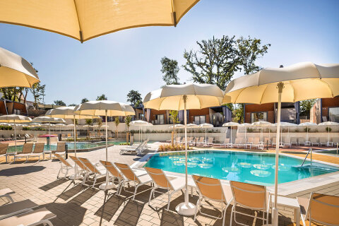 Aminess Atea Camping Resort***** - bazénový komplex, Njivice, ostrov Krk, Chorvatsko