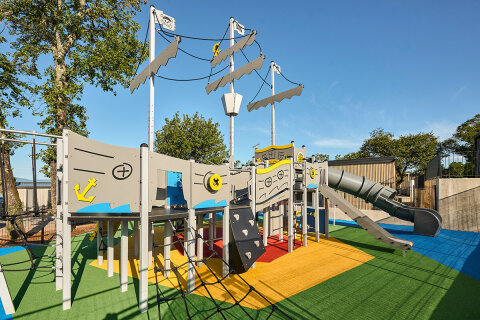 Aminess Atea Camping Resort***** - dětské hřiště, Njivice, ostrov Krk, Chorvatsko