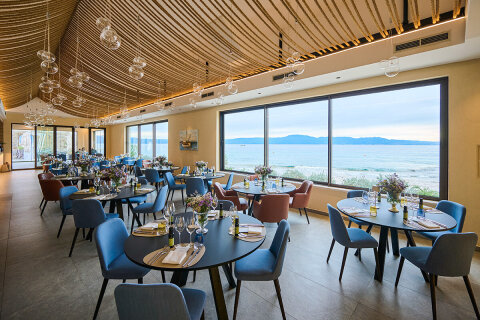 Aminess Atea Camping Resort***** - restaurace 7seas restaurant & bar, Njivice, ostrov Krk, Chorvatsko