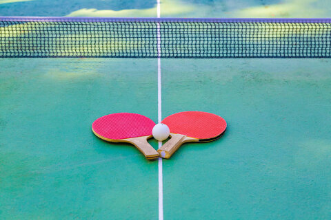 Resort Jezera Lovišća - ping pong, ostrov Murter, Chorvatsko