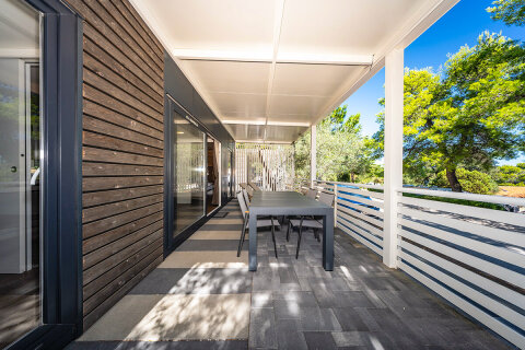 Resort Jezera Lovišća - mobilhome Delux (větší typ), ostrov Murter, Chorvatsko