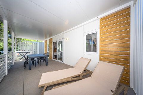 Resort Jezera Lovišća - mobilhome Premium, ostrov Murter, Chorvatsko