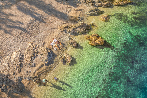 Avalona Camping Resort - pláže, Povljana, ostrov Pag, Chorvatsko