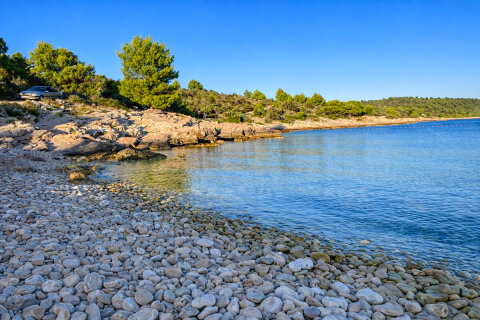 Prázdninový dům Mali Raj - pláž Solinska 3,3 km od domu, ostrov Drvenik Veli, Chorvatsko