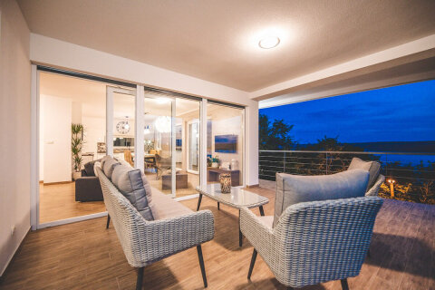 Prázdninový dům Gracia - terasa, Jadranovo, Crikvenická riviéra, Chorvatsko