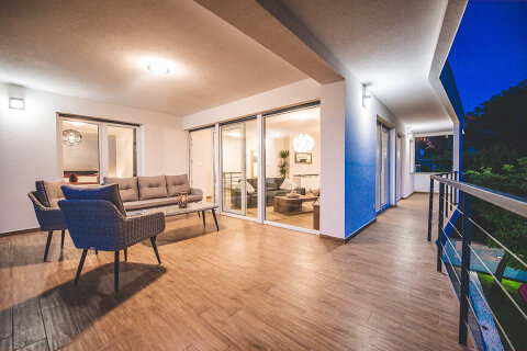 Prázdninový dům Gracia - terasa, Jadranovo, Crikvenická riviéra, Chorvatsko