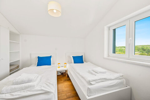 Prázdninový dům Mila - ložnice, ostrov Pag, Chorvatsko