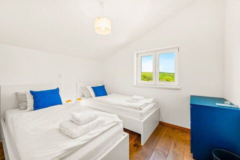 Prázdninový dům Mila - ložnice, ostrov Pag, Chorvatsko