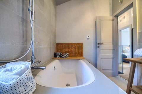 Prázdninový dům Lunjsko - koupelna č. 3 s vanou, Stara Novalja, ostrov Pag, Chorvatsko