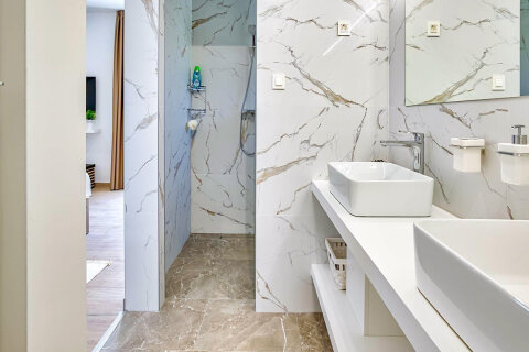 Prázdninový dům Katja - koupelna 2, Metajna, ostrov Pag, Chorvatsko