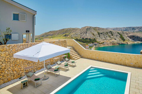 Prázdninový dům Berta, Metajna, ostrov Pag, Chorvatsko