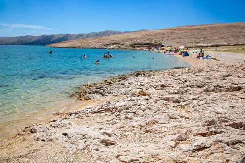 Prázdninový dům Berta - oblázková pláž Ručica, Metajna, ostrov Pag, Chorvatsko