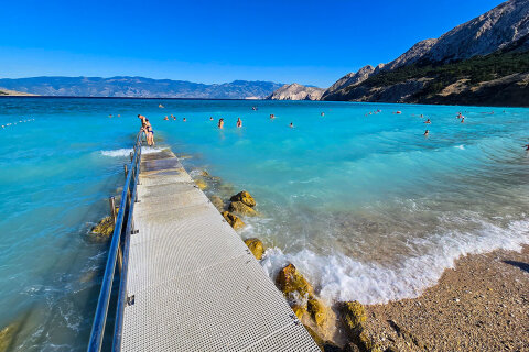 Apartmány Marijo - pláž Vela 340 m od domu, Baška, ostrov Krk, Chorvatsko