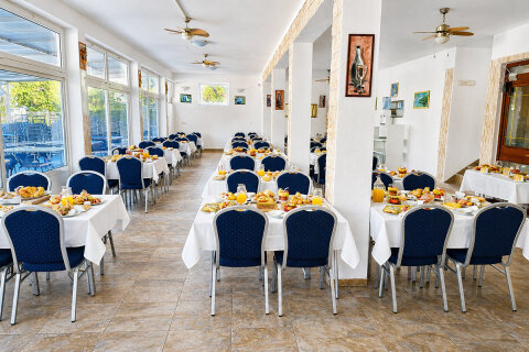 Pension Aura - restaurace, Sabunike, Zadarská riviéra, Chorvatsko