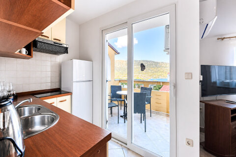 A1B - apartmány Marijo, Baška, ostrov Krk, Chorvatsko
