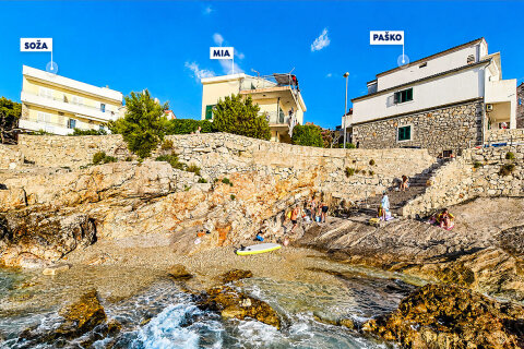 Apartmány Mia - apartmány u pláže, Primošten, Šibenická riviéra, Chorvatsko