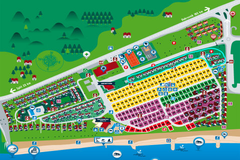MHRB - Mobilhome Relax 5+1 (B) pro 5–6 osob, Almissa Resort, Omiš, Chorvatsko