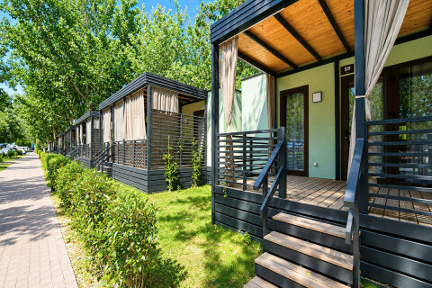 MHRB - Mobilhome Relax 5+1 (B) pro 5–6 osob, Almissa Resort, Omiš, Chorvatsko