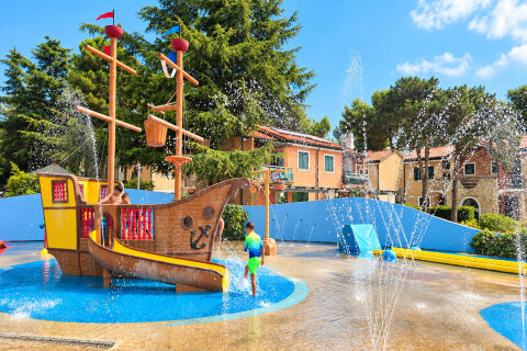Vodní park Dundo, apartmánový resort Stella Maris, Umag, Istrie