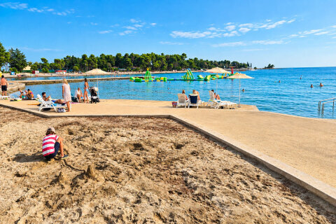 Pláž Katoro, Umag, Istrie