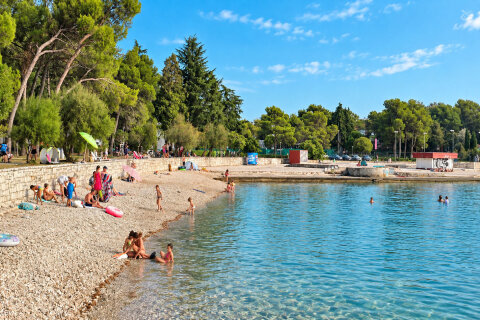 Pláž Punta, Umag, Istrie