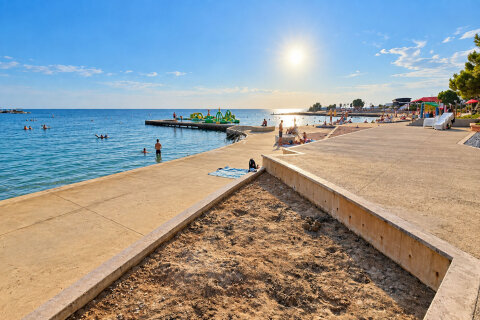 Pláž Katoro, Umag, Istrie