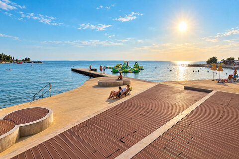 Pláž Katoro, Umag, Istrie