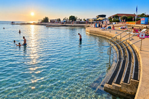Pláž Katoro, Umag, Istrie