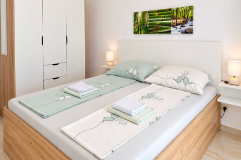 A2 - apartmány Slavuj, Privlaka, Zadarská riviéra, Chorvatsko