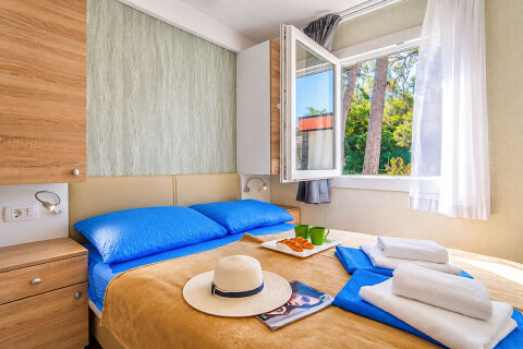 Mobilhome Deluxe Sea View pro 4–6 osob, Banjole, Istrie, Chorvatsko