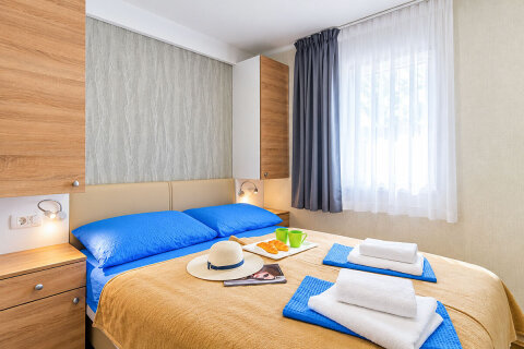 Mobilhome Deluxe Sea View pro 4–6 osob, Banjole, Istrie, Chorvatsko
