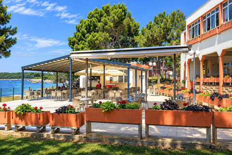 Restaurace resortu Centinera***, Banjole, Istrie, Chorvatsko