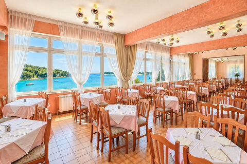 Restaurace resortu Centinera***, Banjole, Istrie, Chorvatsko