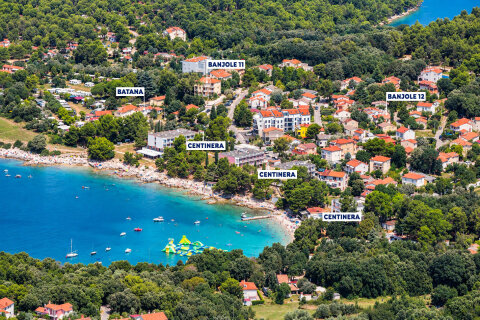 Resort Centinera*** - letecký pohled, Banjole, Istrie, Chorvatsko