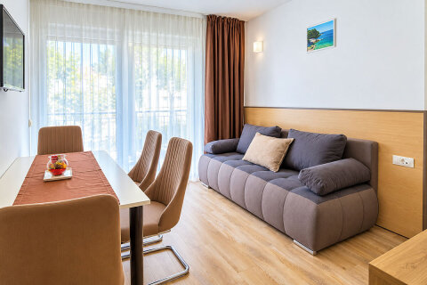 Apartmán pro 2–4 osoby, resort Centinera***, Banjole, Istrie, Chorvatsko