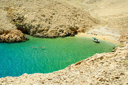 Výlet člunem v Pažském zálivu, ostrov Pag