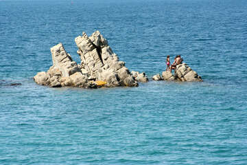 Výlet člunem v Pažském zálivu, ostrov Pag