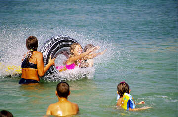 Dovolená s dětmi - písečná pláž Planjka, Stará Novalja, ostrov Pag, Chorvatsko