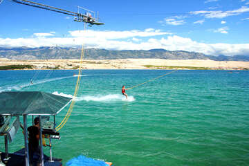 Chorvatsko, Vodní lyžování Novalja