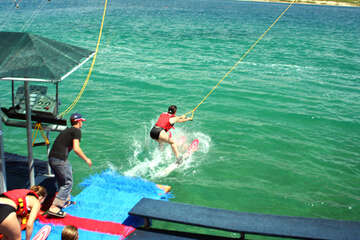 Chorvatsko, Vodní lyžování Novalja