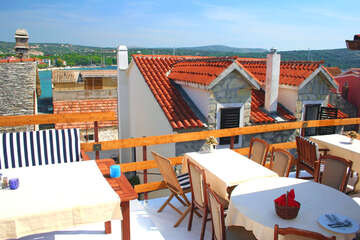 Primošten - restaurace, Chorvatsko