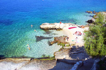 Apartmány Paško: apartmán A2 pro 4-5 osob,<br />
1. poschodí