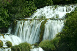 Skradinské vodopády, Národní park Krka, Chorvatsko