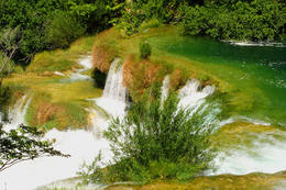 Skradinské vodopády, Národní park Krka, Chorvatsko