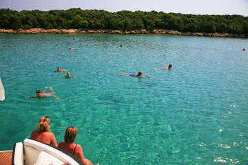 Lodí výlet na ostrovy Olib a Silba, ostrov Pag