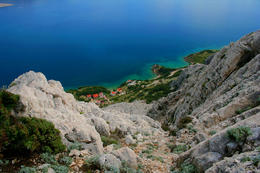 Chorvatsko, ostrov Pag, výstup na Sv. Vid