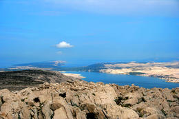 Chorvatsko, ostrov Pag, výstup na Sv. Vid