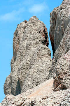 Skály v kaňonu Ručica, ostrov Pag, Chorvatsko